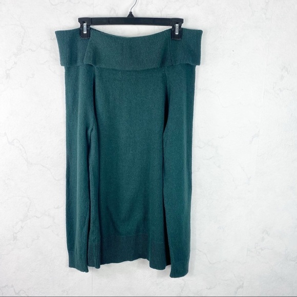 [Gap] Green Off The-Shoulder Sweater - Picture 1 of 2